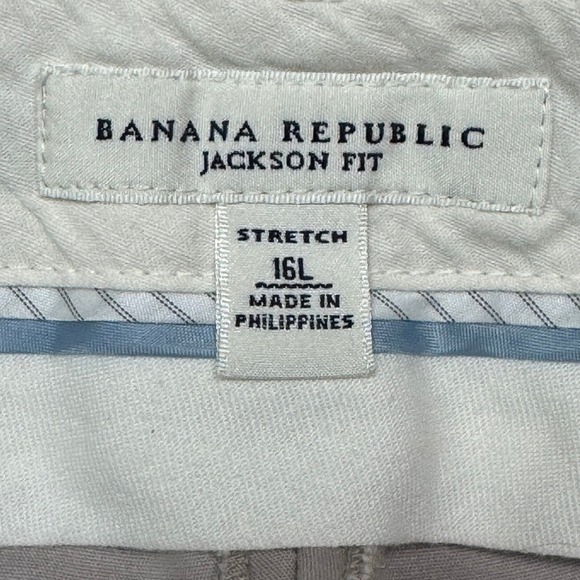 Banana Republic Jackson Fit Stretch Womens Pants Size 16L Casual Dress Trousers - Picture 5 of 7
